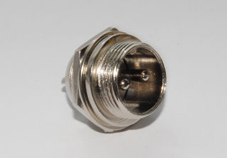 2-pin locking power socket