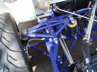 Fisher Fury R1 front suspension
