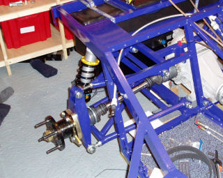 Fisher Fury R1 rear suspension