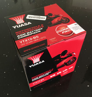 Yuasa YTX12-BS 10Ah battery