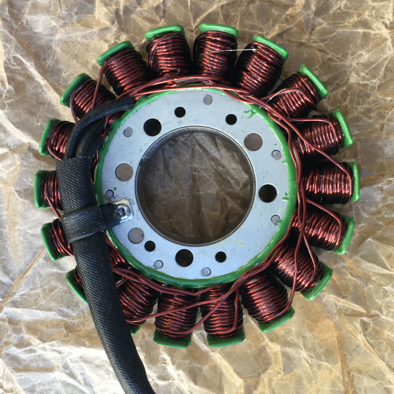 New stator removed